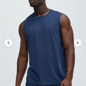 Fashion Nova Men's Deep Blue Tank Top